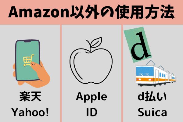 バニラVisaギフトカードをAmazon以外で使う方法